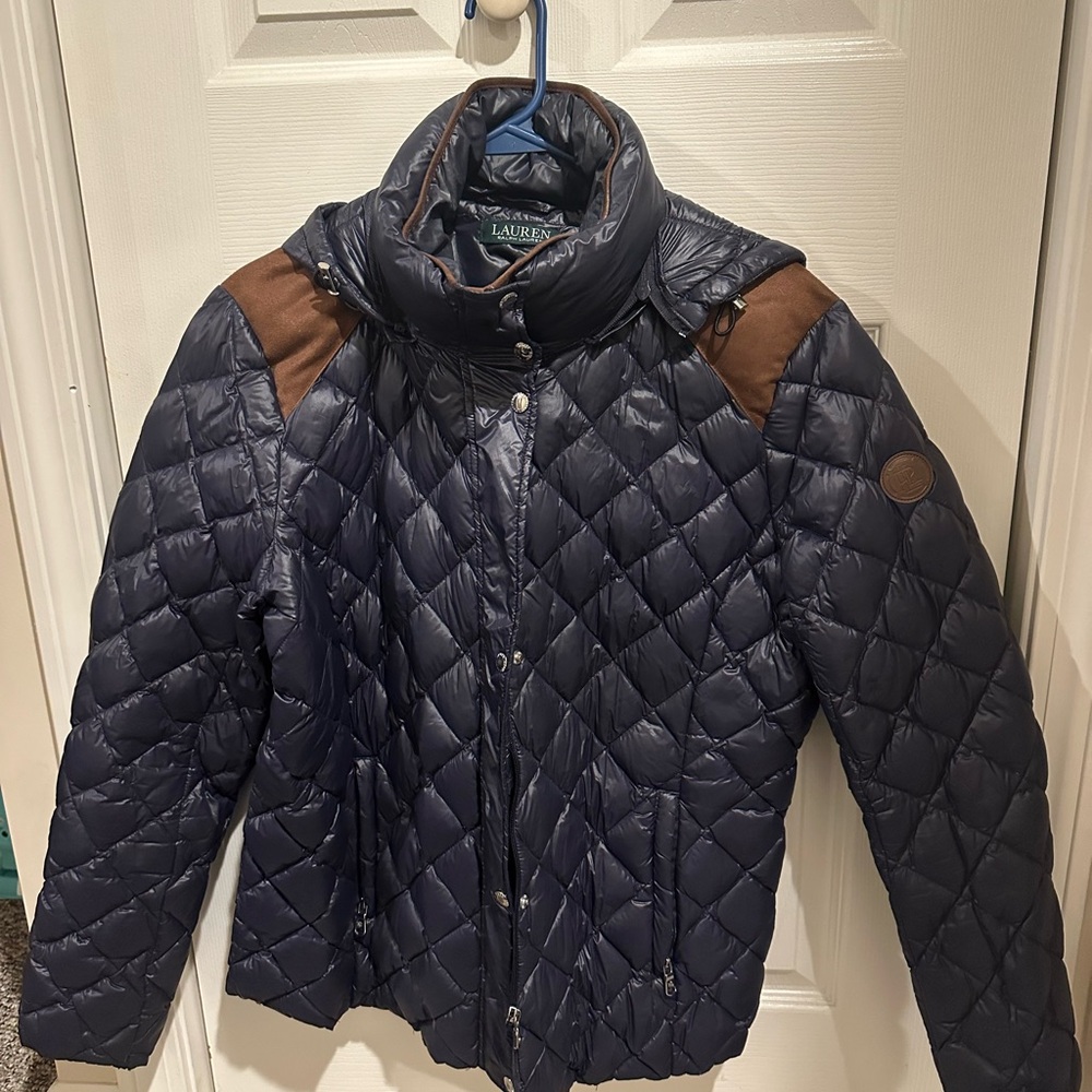Navy Hooded Ralph Lauren Jacket